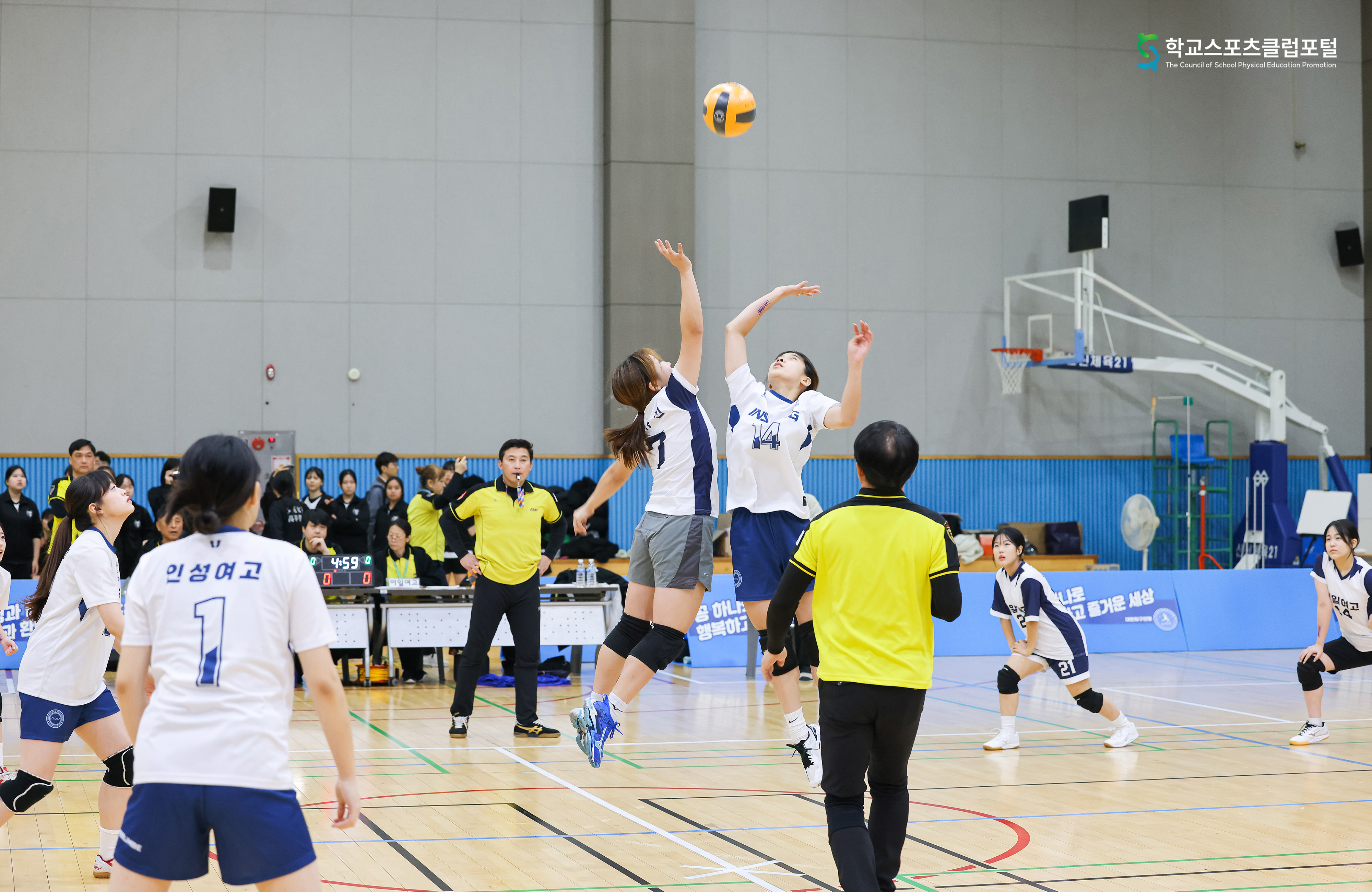 제17회 전국학교스포츠클럽 축전 피구 경기 스케치